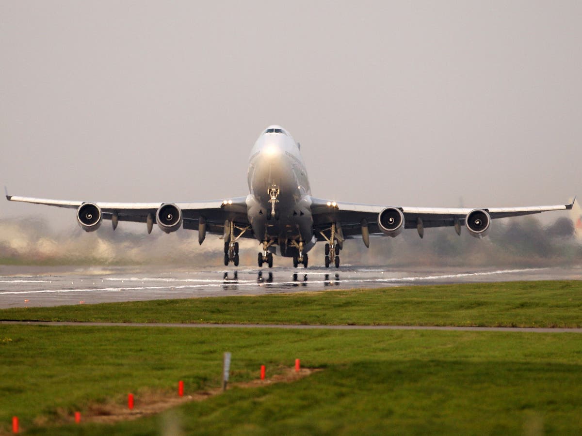 Jamaica charter flight leaves UK with four people on board after dozens taken off