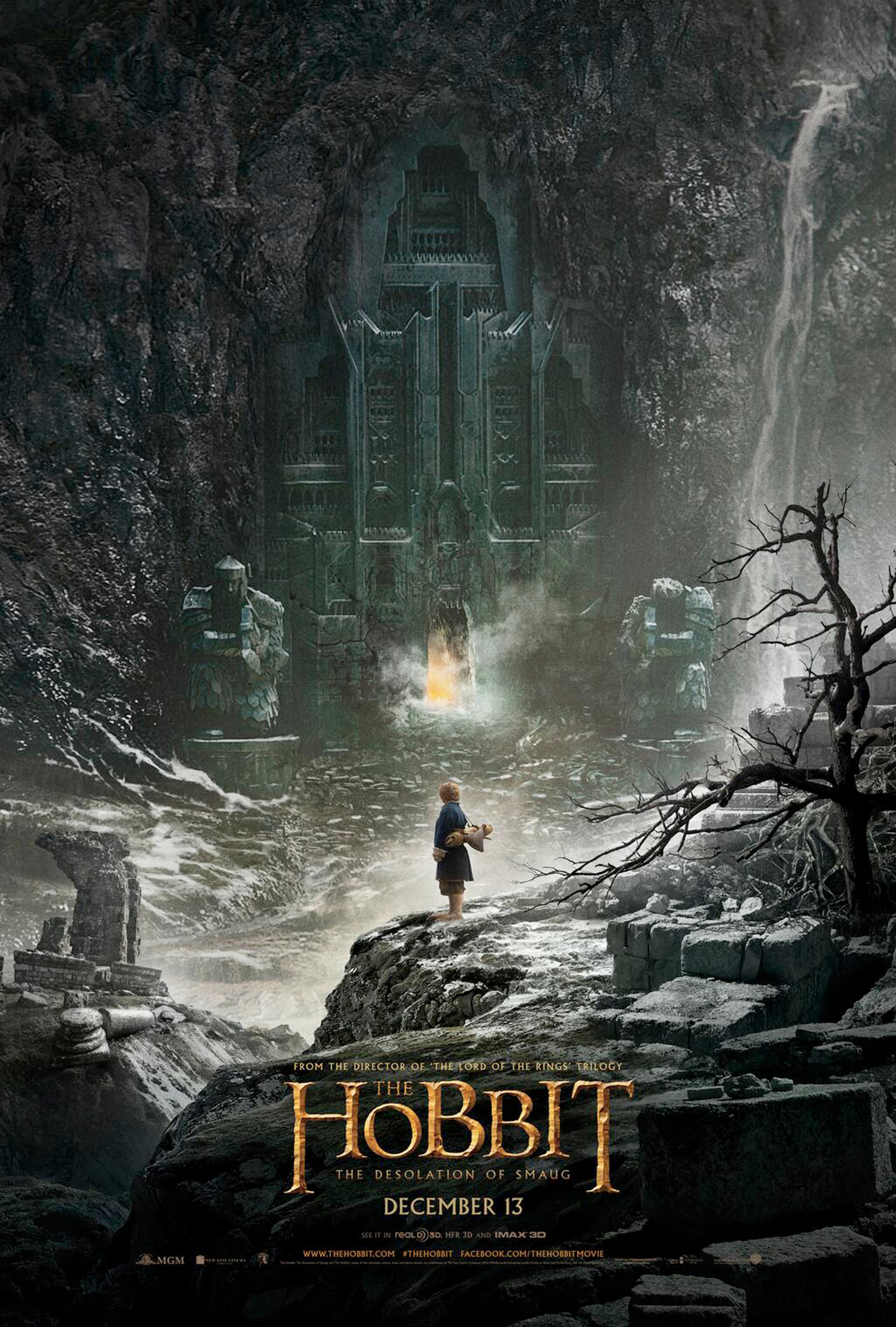 The Hobbit: The Desolation of Smaug poster has been revealed online. The film is due to be released in December 2013.