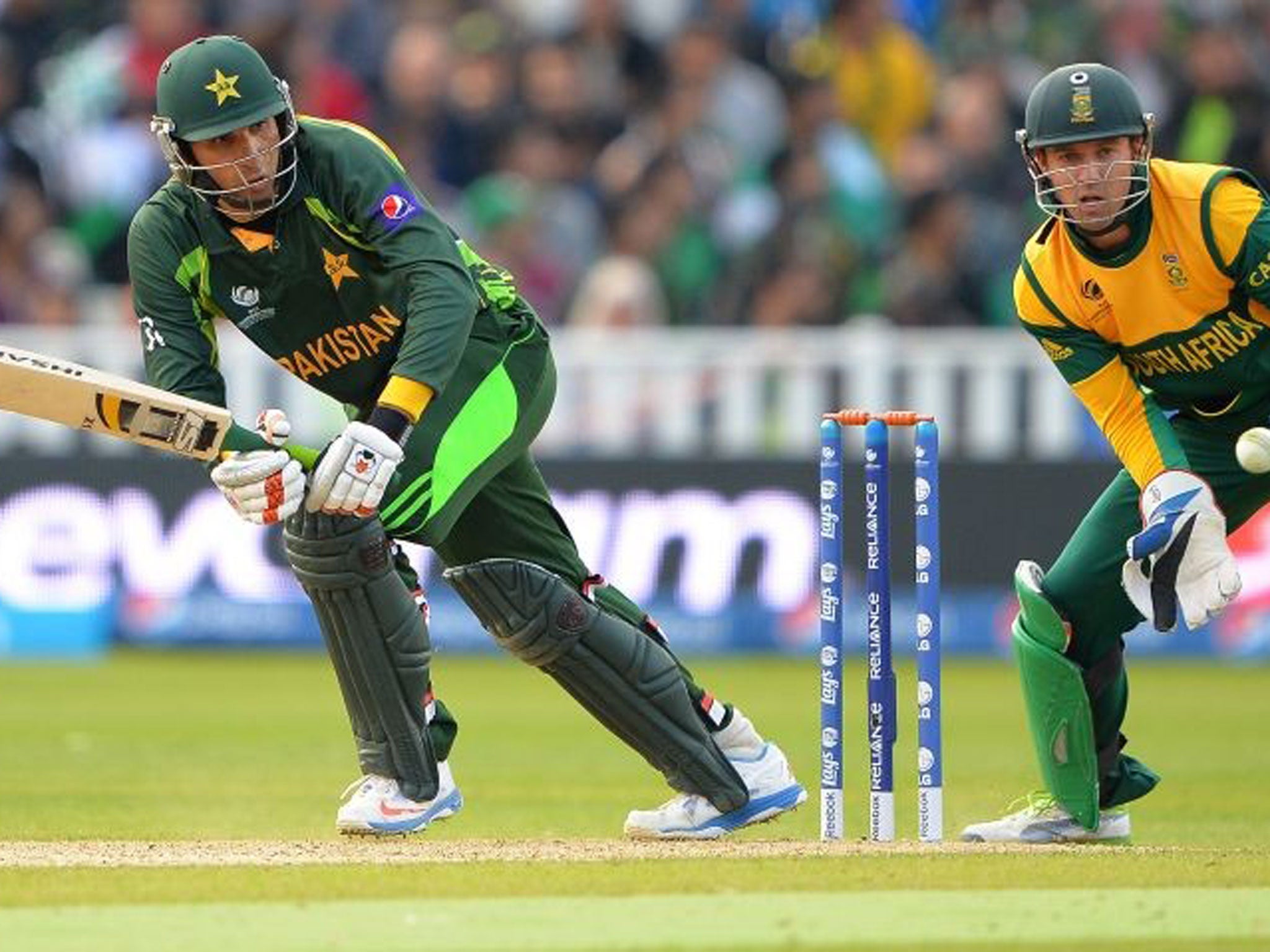 2013 ICC Champions Trophy cricket match between Pakistan and South Africa at Edgbaston in Birmingham