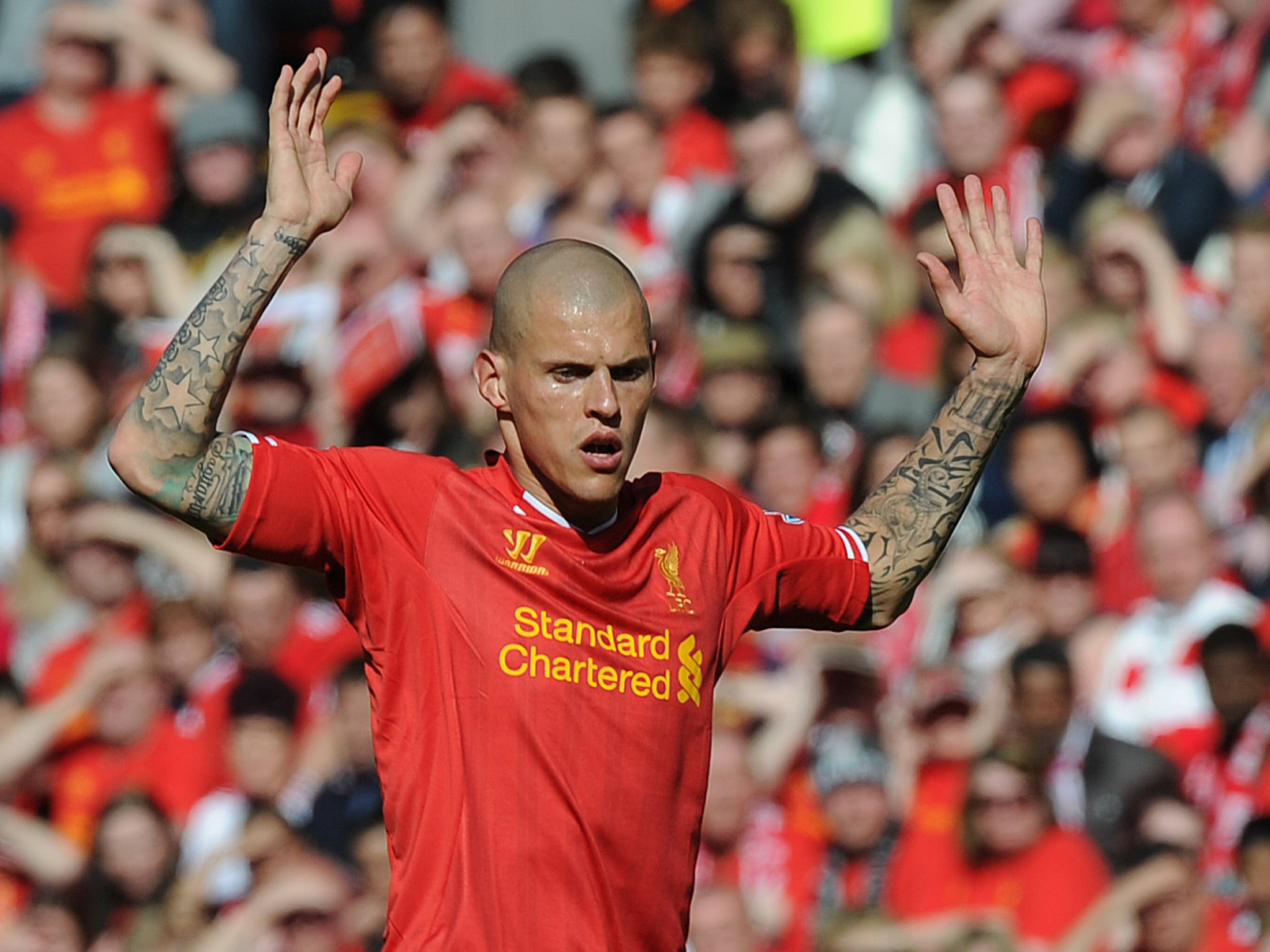 Martin Skrtel future to be decided as agent jets in for crunch talks ...