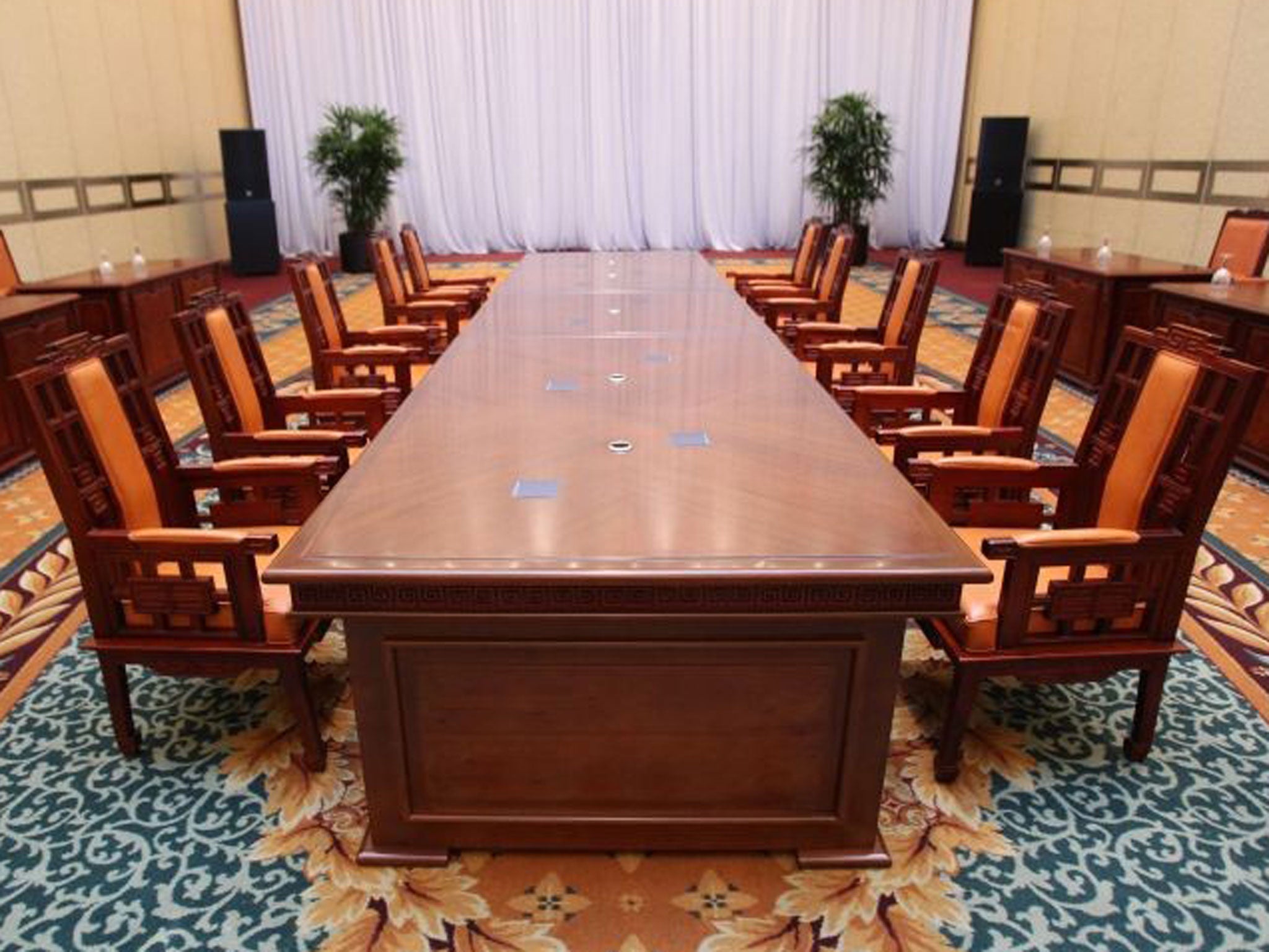 The planned venue for the Koreas' first high-level meeting, at the Grand Hilton Hotel in Seoul, South Korea - the talks have now been scrapped