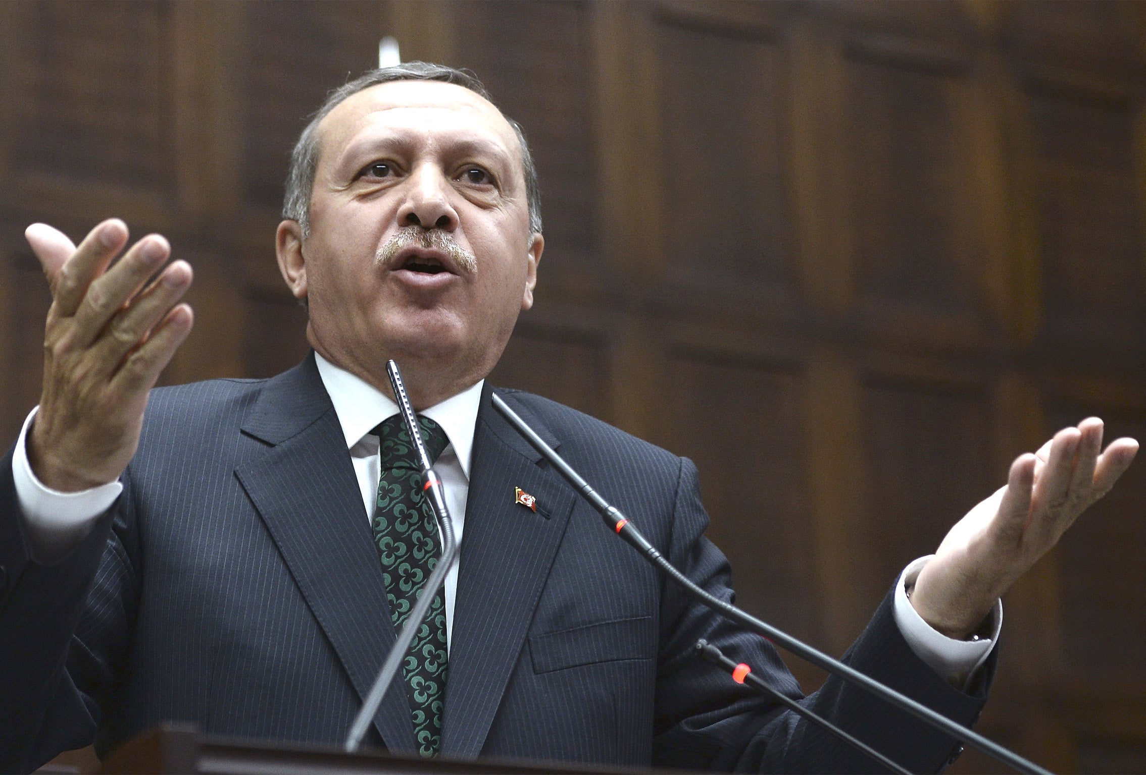 Recep Tayyip Erdogan addresses MPs on June 10th, 2013