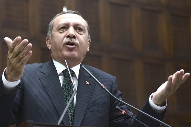 Recep Tayyip Erdogan addresses MPs on June 10th, 2013