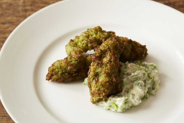Serve pea and ham fritters as snacks with drinks, or as a starter