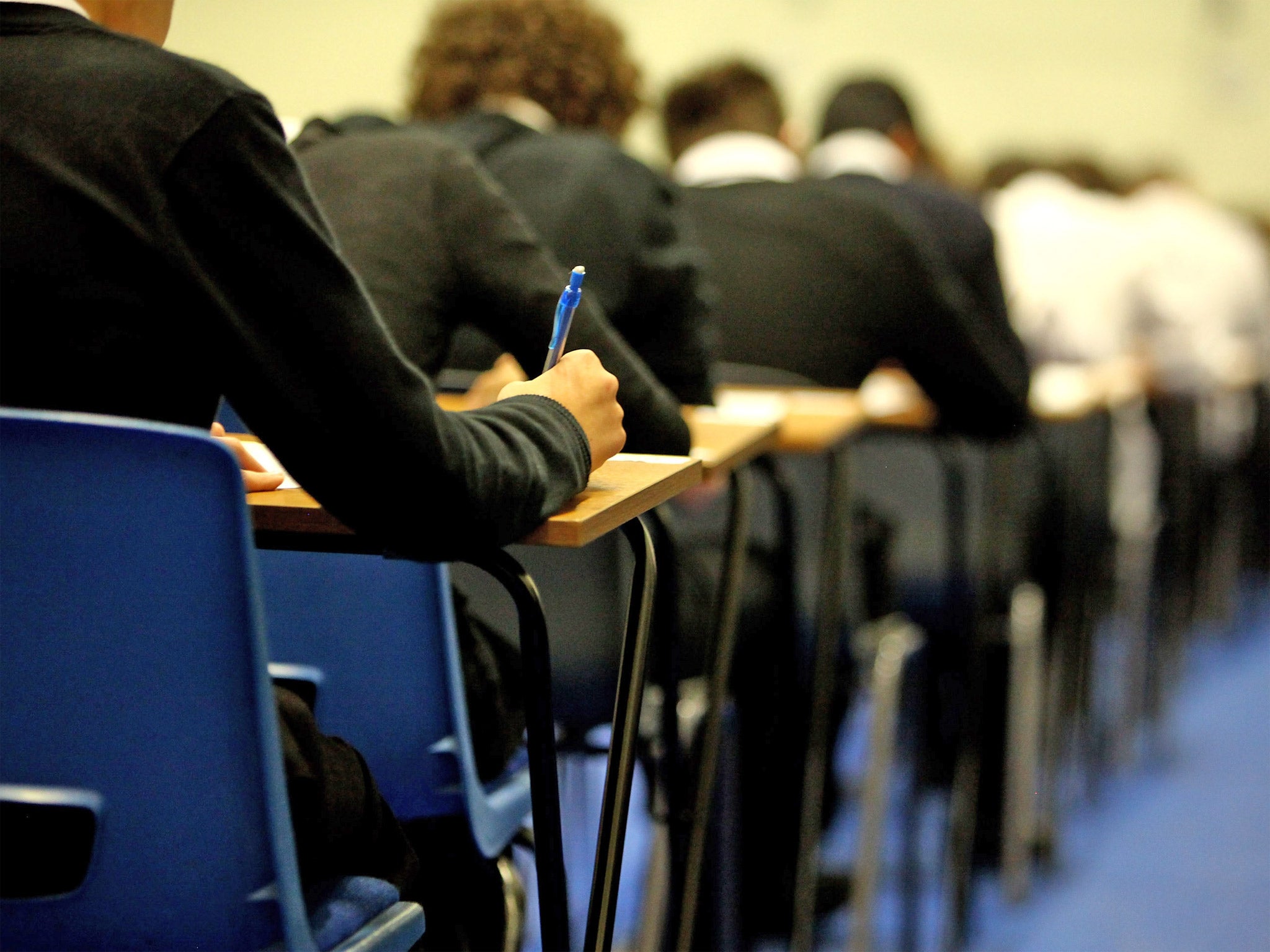 Just 32 per cent of poor white British children obtain five A* to C grades