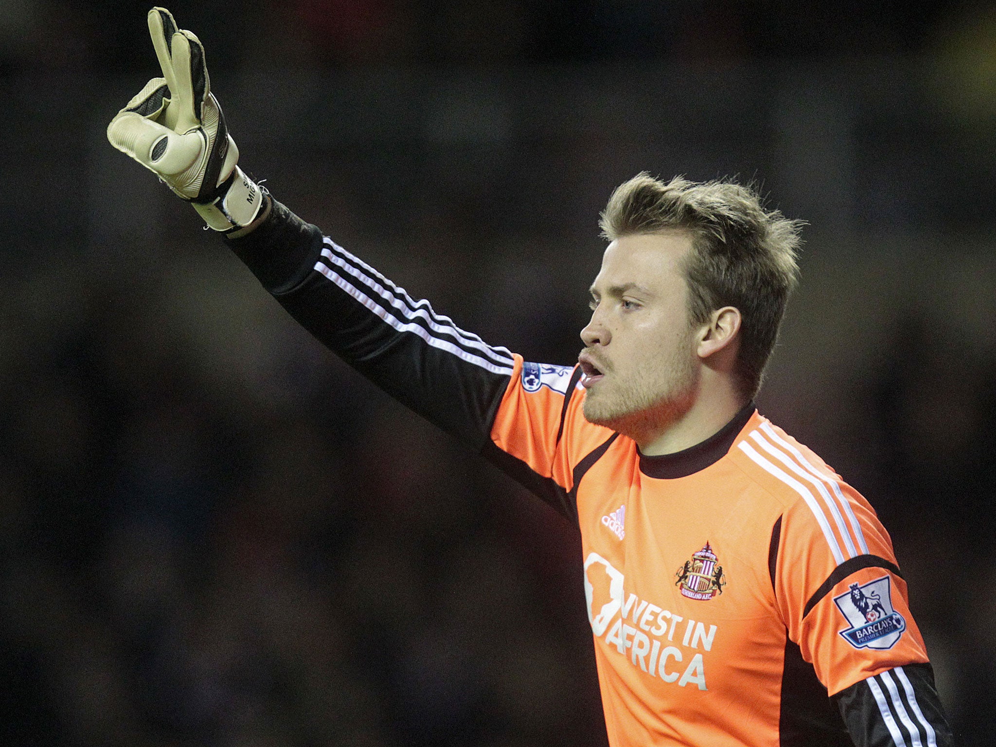 Mignolet, 25, has been in fine form for Sunderland, attracting the attention of Arsenal manager Arsene Wenger and former Manchester United boss Alex Ferguson