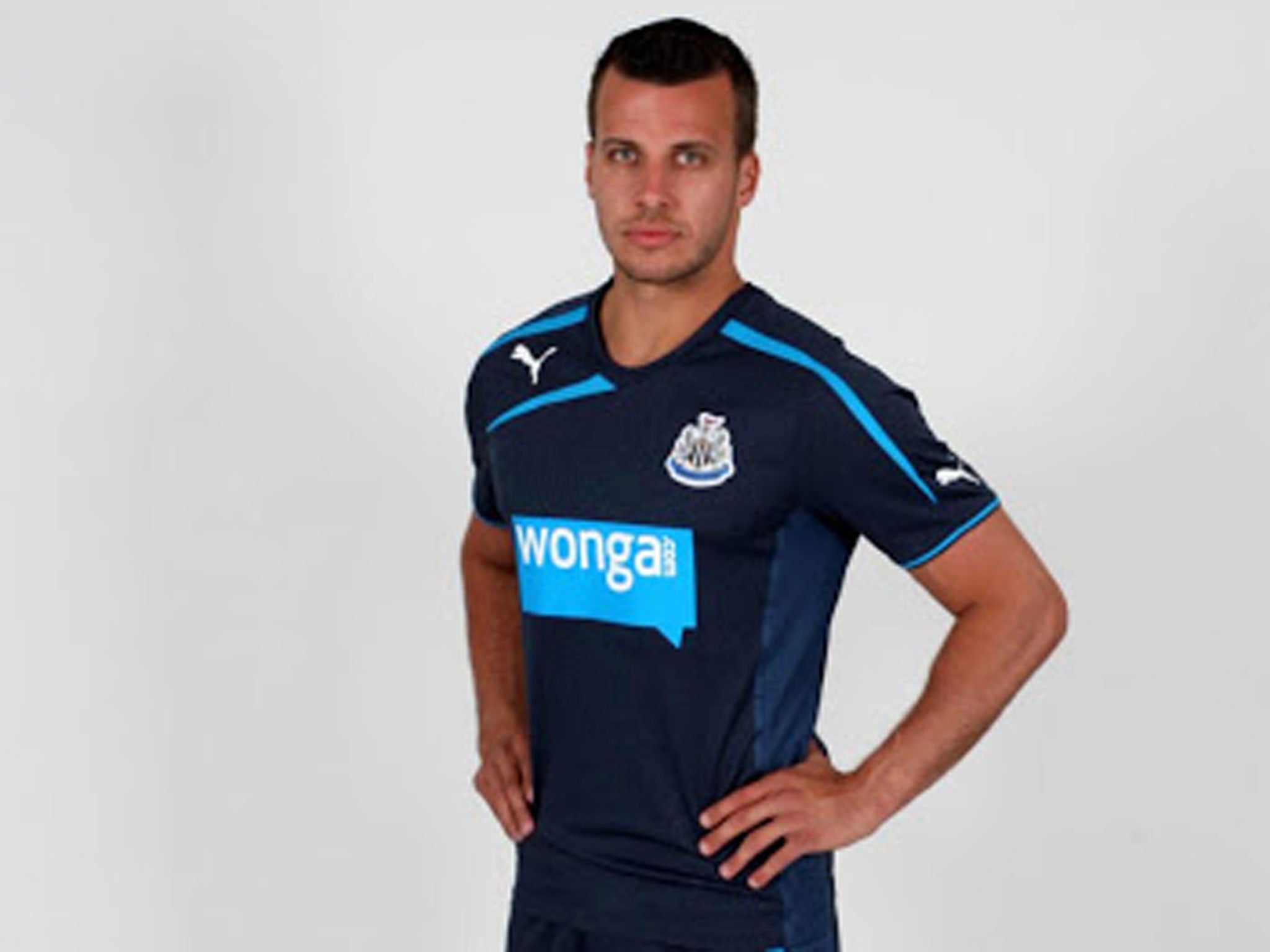 Newcastle's away kit, with its controversial sponsor, appears to be of slick design