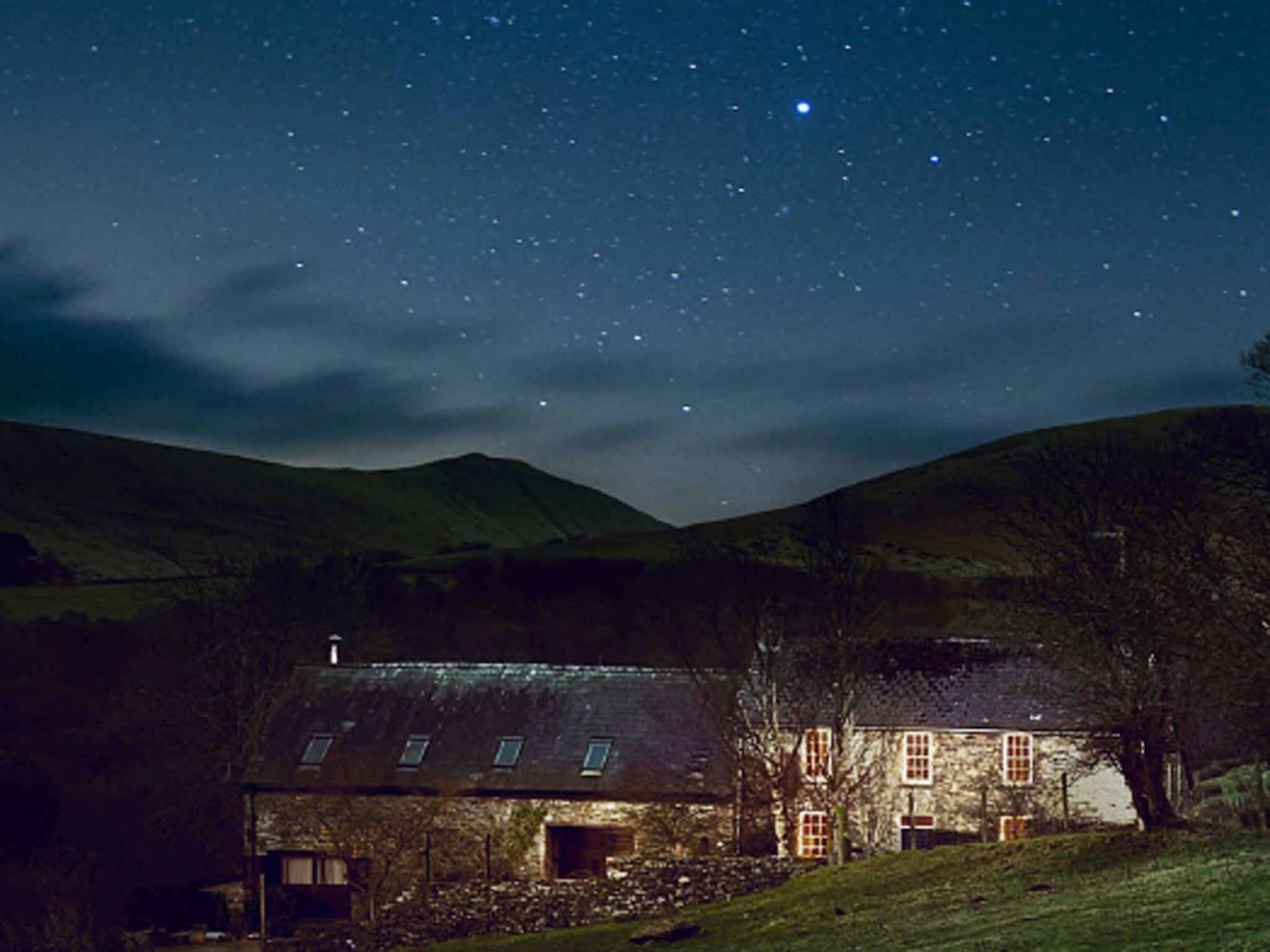 Heavens above: the starlit sky over the Brecon Beacons