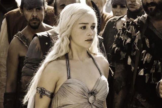Emilia Clarke as Daenerys Targaryen in ‘Game of Thrones’