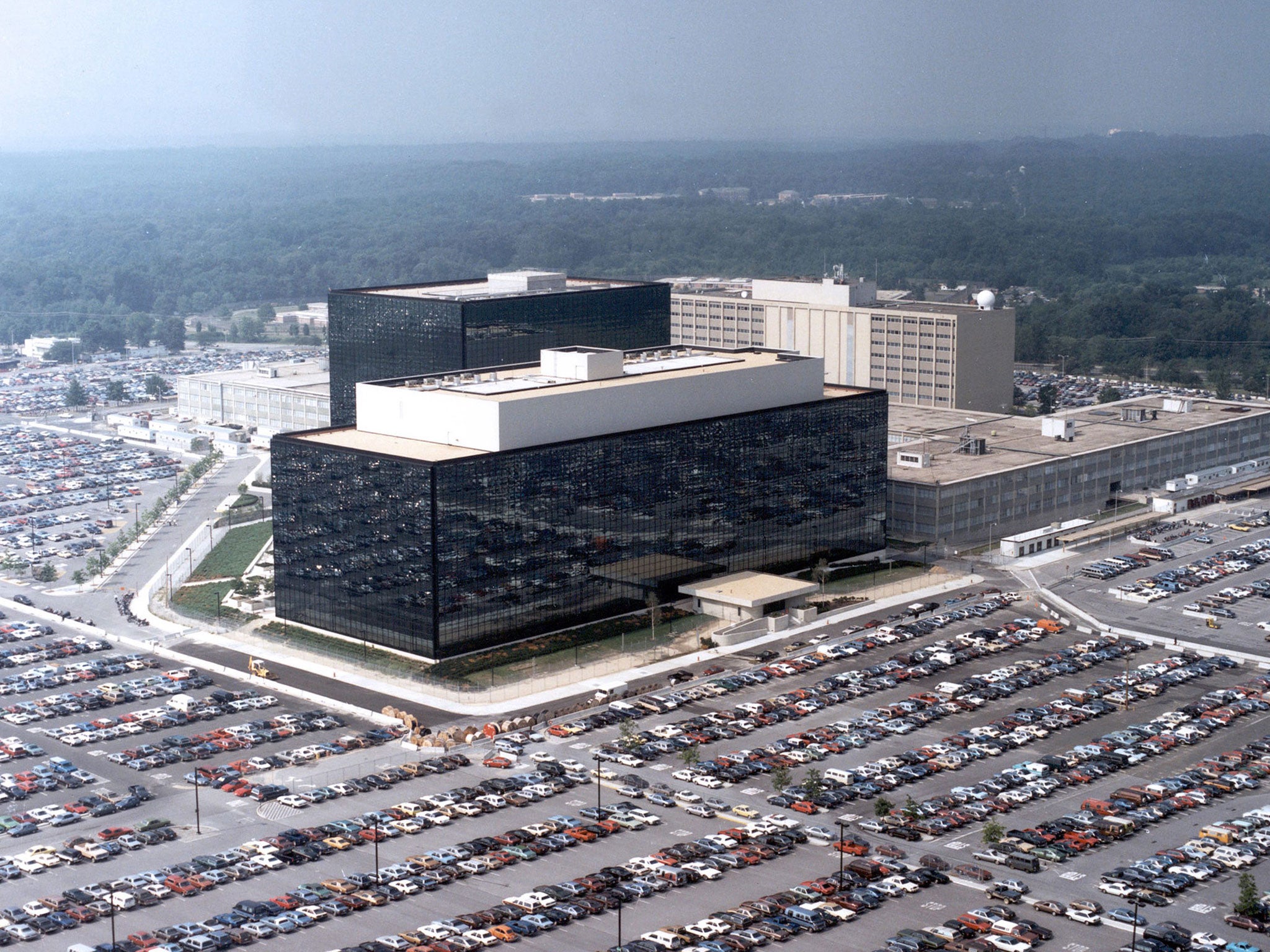 The NSA headquarters in Fort Meade, Maryland, USA