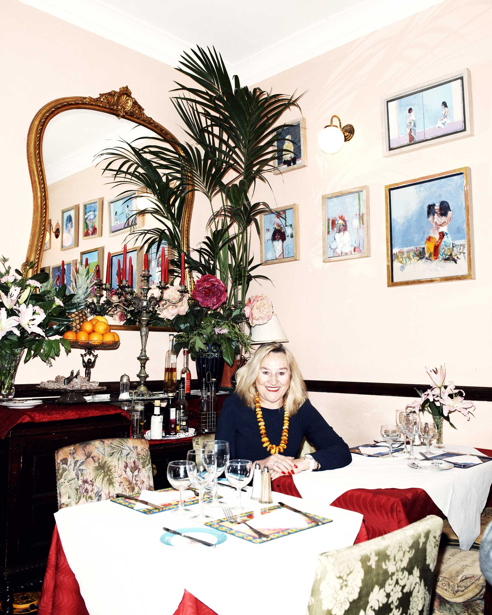 Eva Michalik in Patio's Chekhovian drawing-room, where the £16.50 three-course set menu, vodka included, is good value to the point of absurdity