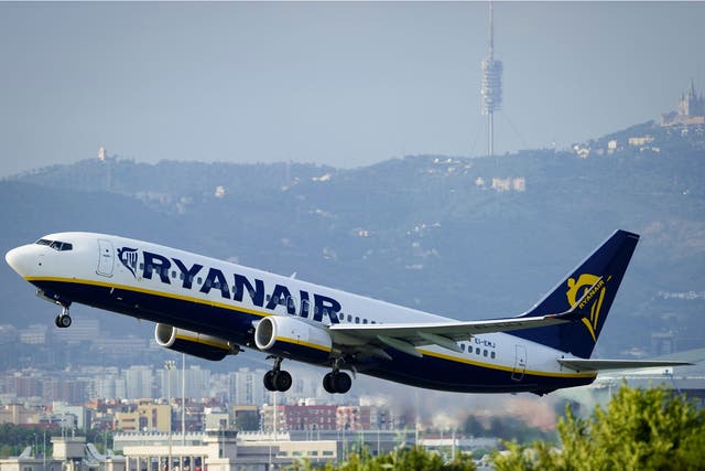 Low-cost airline Ryanair is pinning its hopes on an end to the summer heatwave