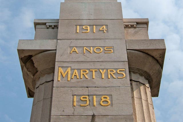 Detail from the Monument to the Martyrs of the Two World Wars, Charleroi