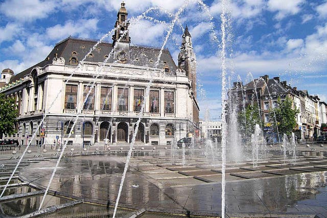 Fount of power: Place Charles II in the centre of Charleroi dates to 1666 and was used for military parades