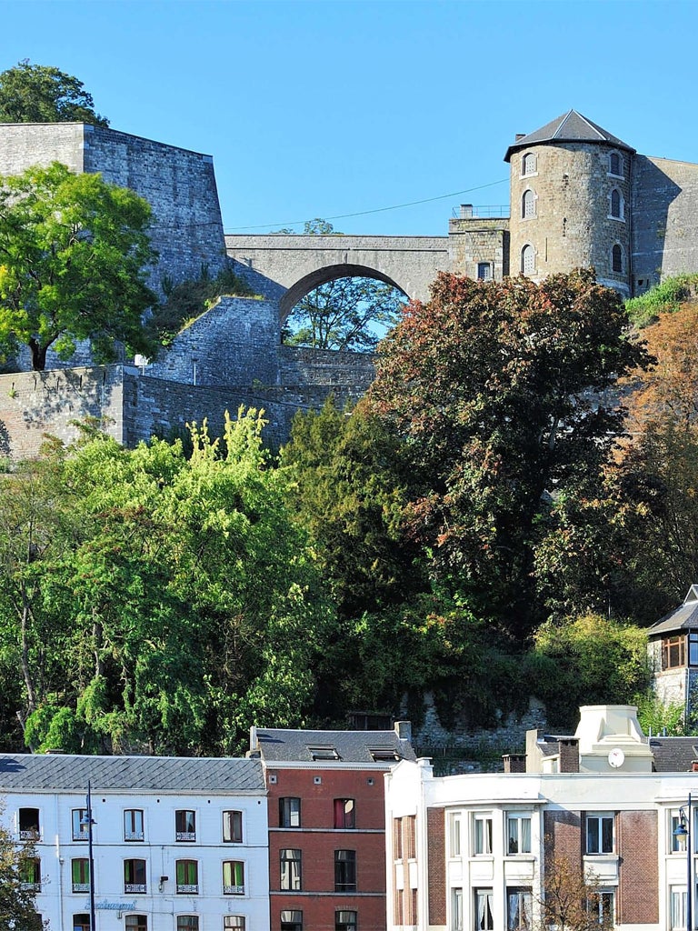 Rock solid: Namur’s ancient citadel still dominates the streets below