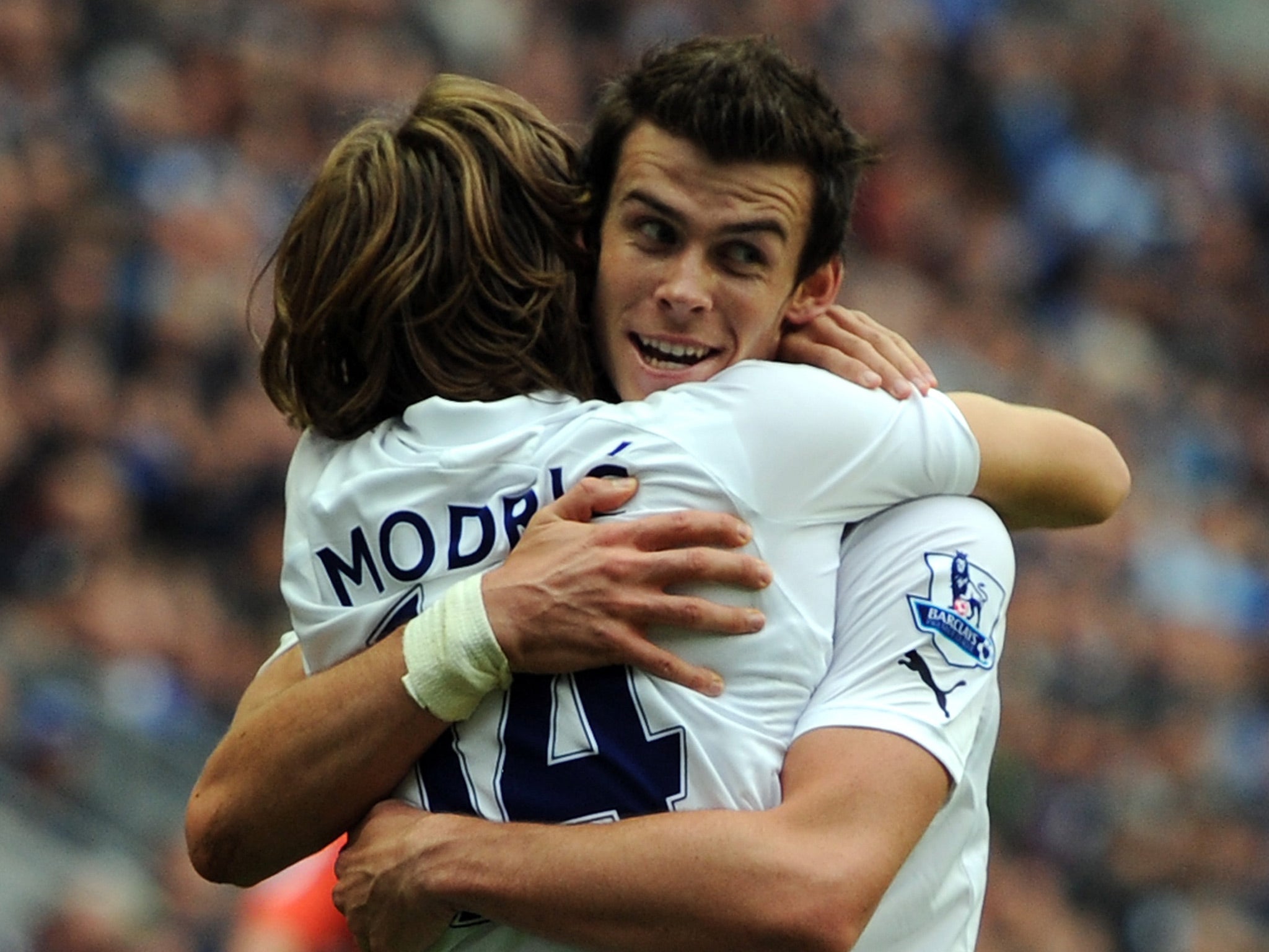 Luka Modric and Gareth Bale together at Tottenham