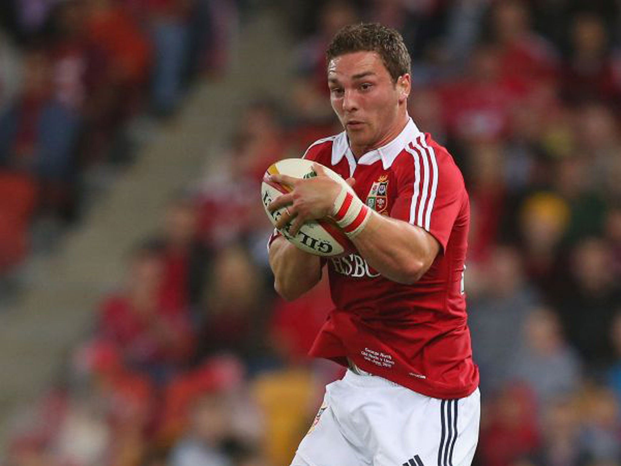George North, the standout Lion, has recovered from a hamstring injury