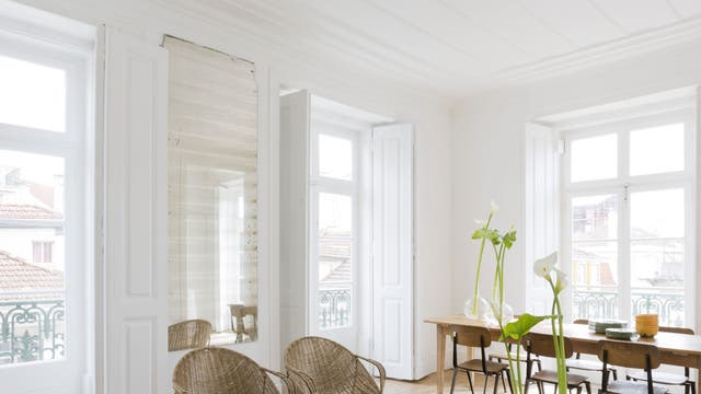 Light fantastic: One of the bright, spacious apartments