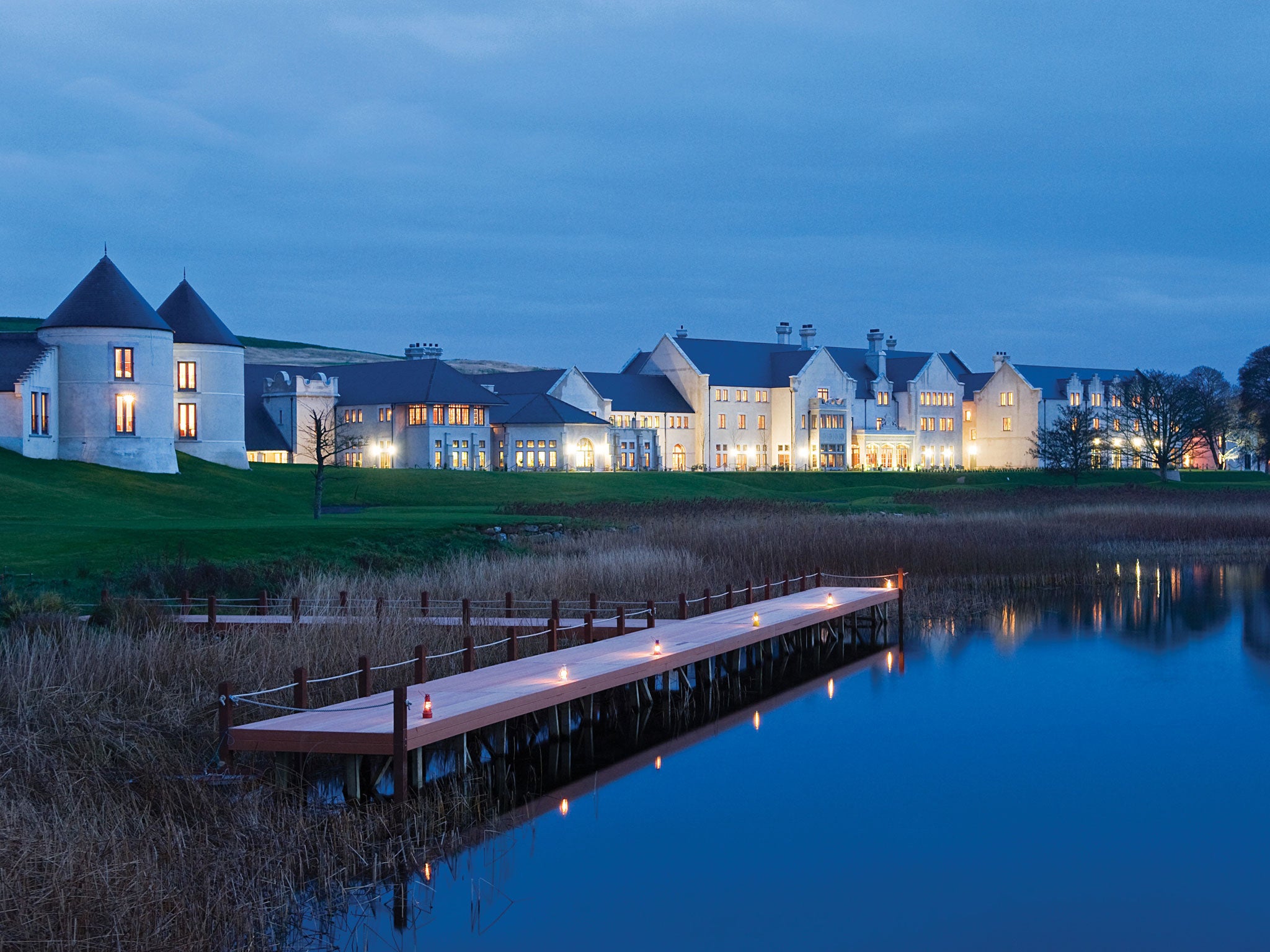 Green agenda: The Lough Erne Resort is the setting for the G8