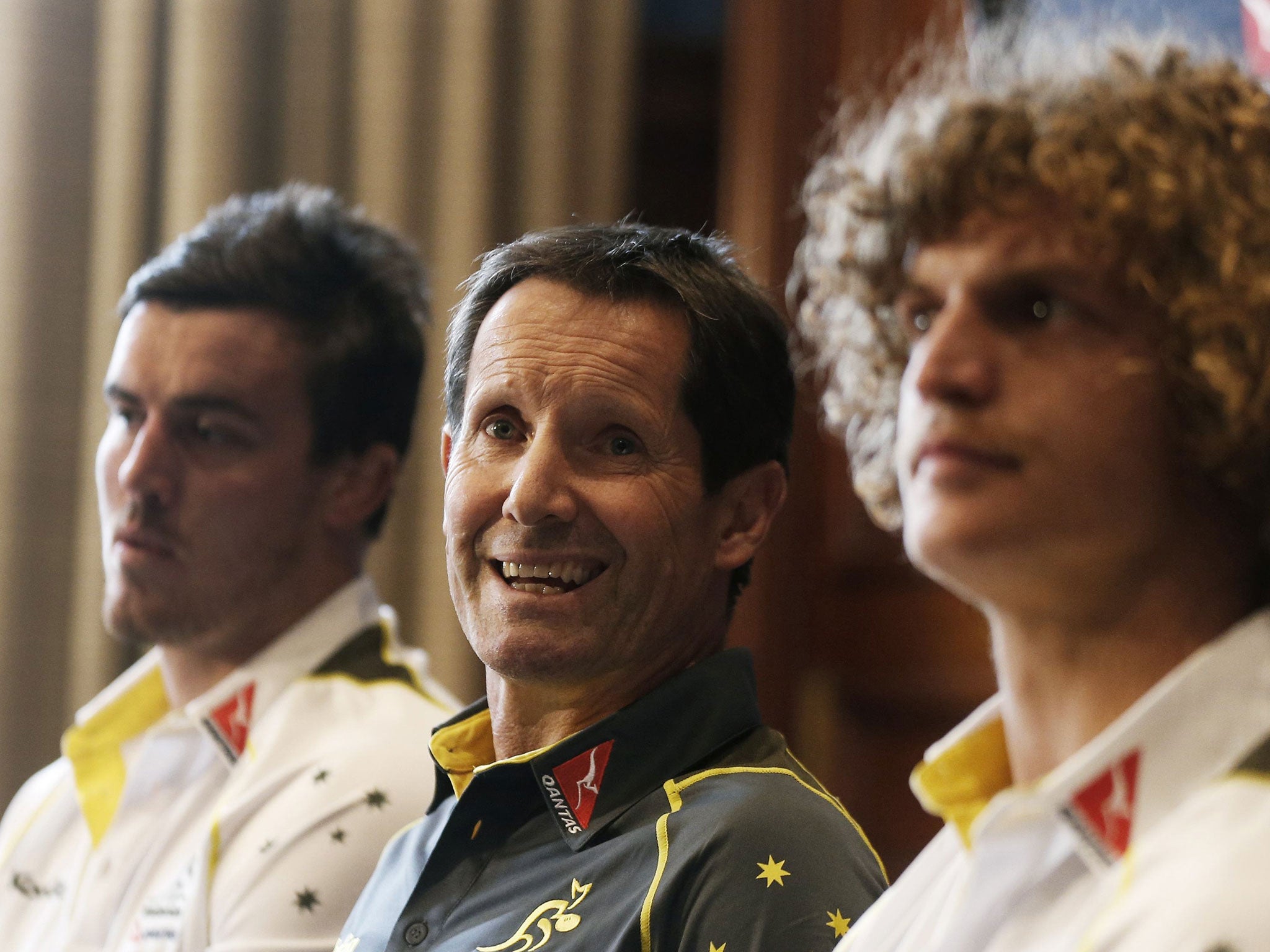 The Wallabies have been training with coach Robbie Deans