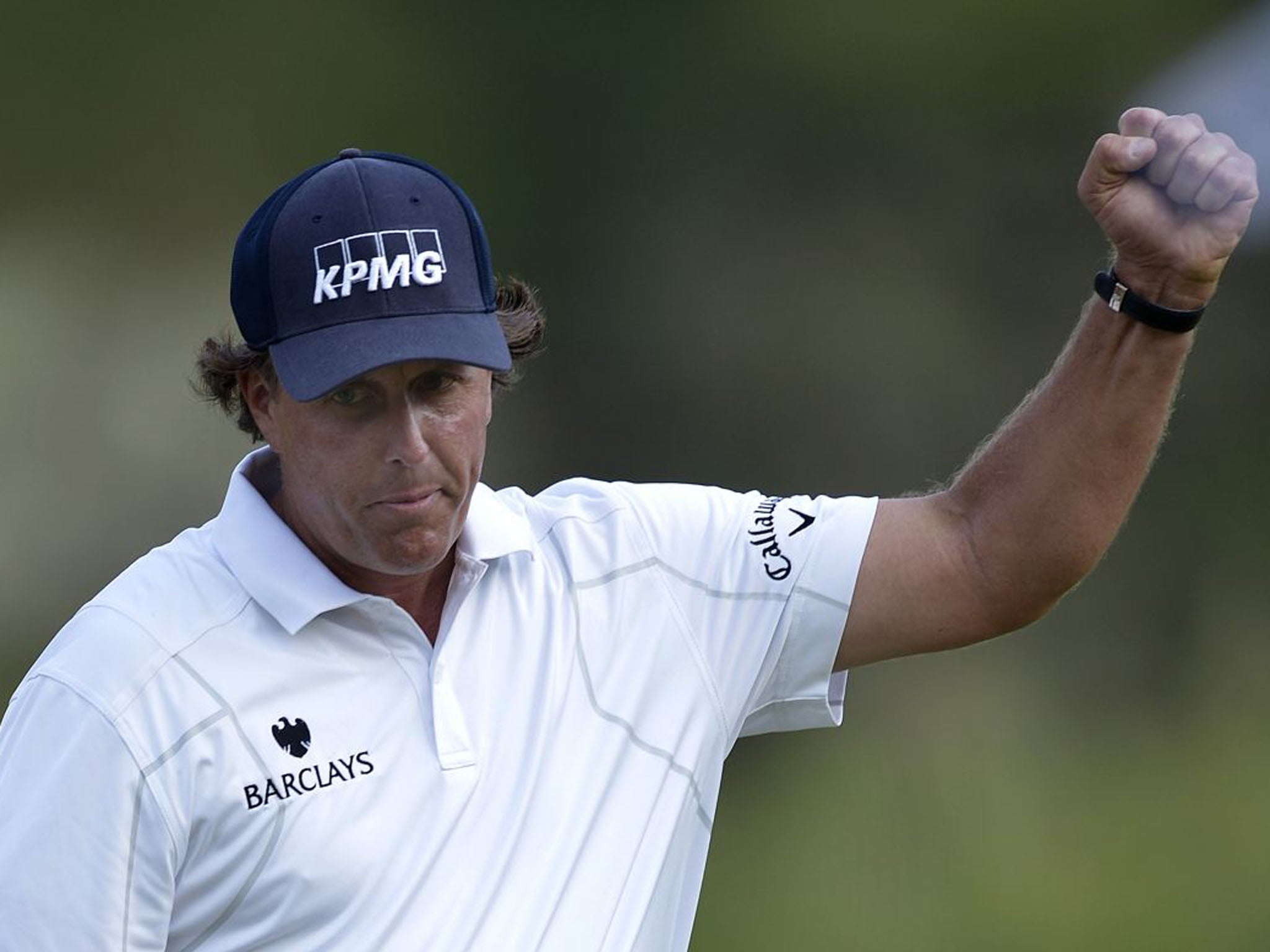 Phil Mickelson, five times a runner-up at this event, is one solid round from running winning the US Open