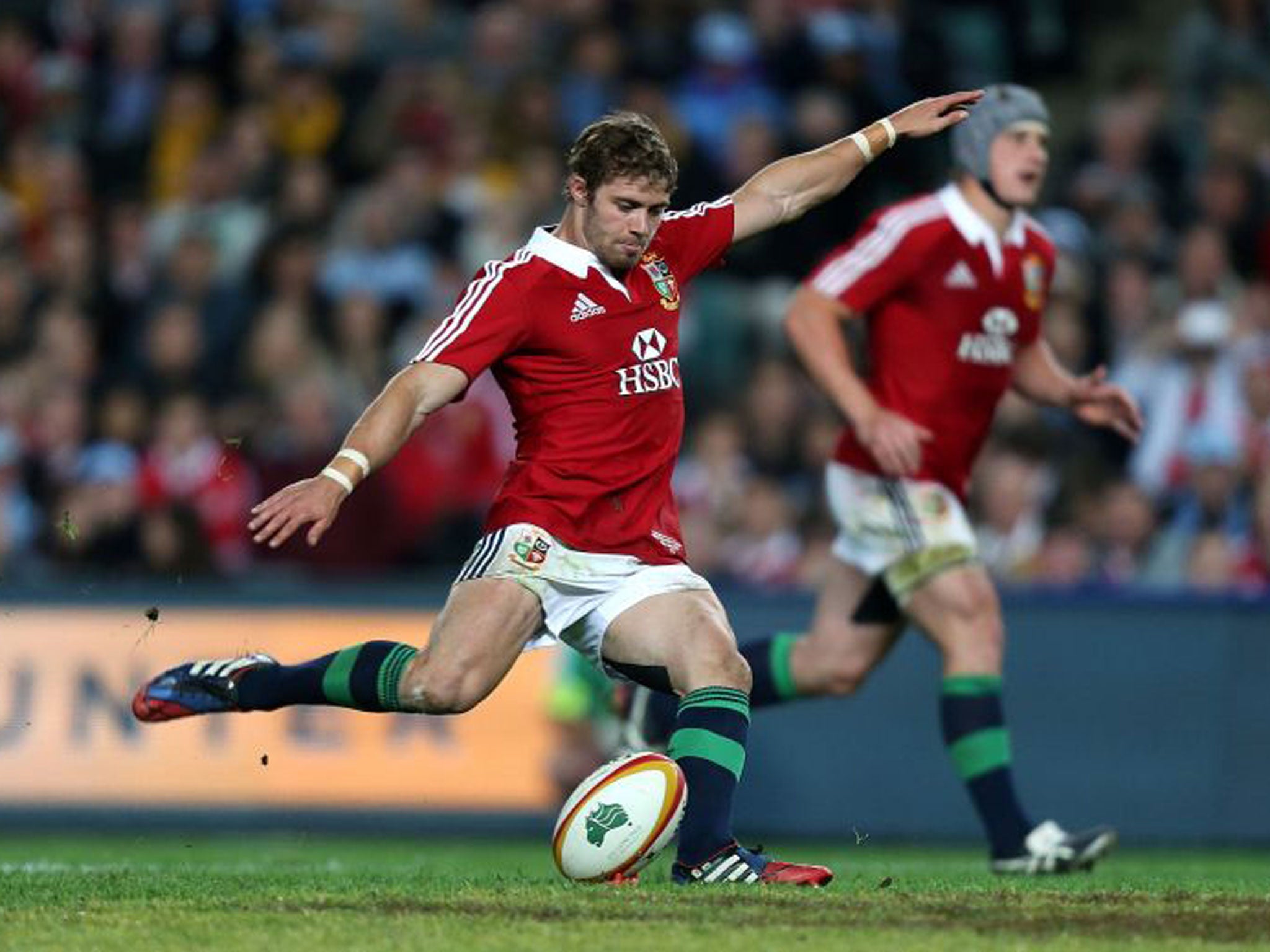 Leigh Halfpenny sends over another penalty on Saturday