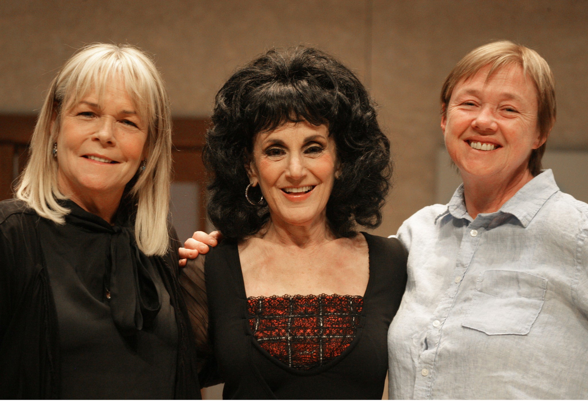 Linda Robson,Lesley Joseph and Pauline Quirke in the stage version of ‘Birds of a Feather’ in 2012