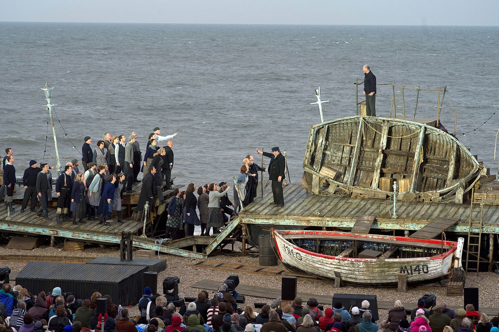 Opera review Grimes on the Beach, Aldeburgh, Suffolk an