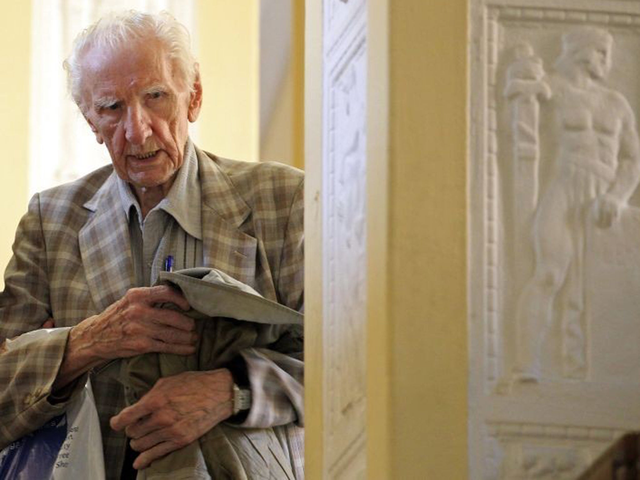 98-year-old Laszlo Csatary is accused of assisting in the murder of 15,700 Jews during Second World War