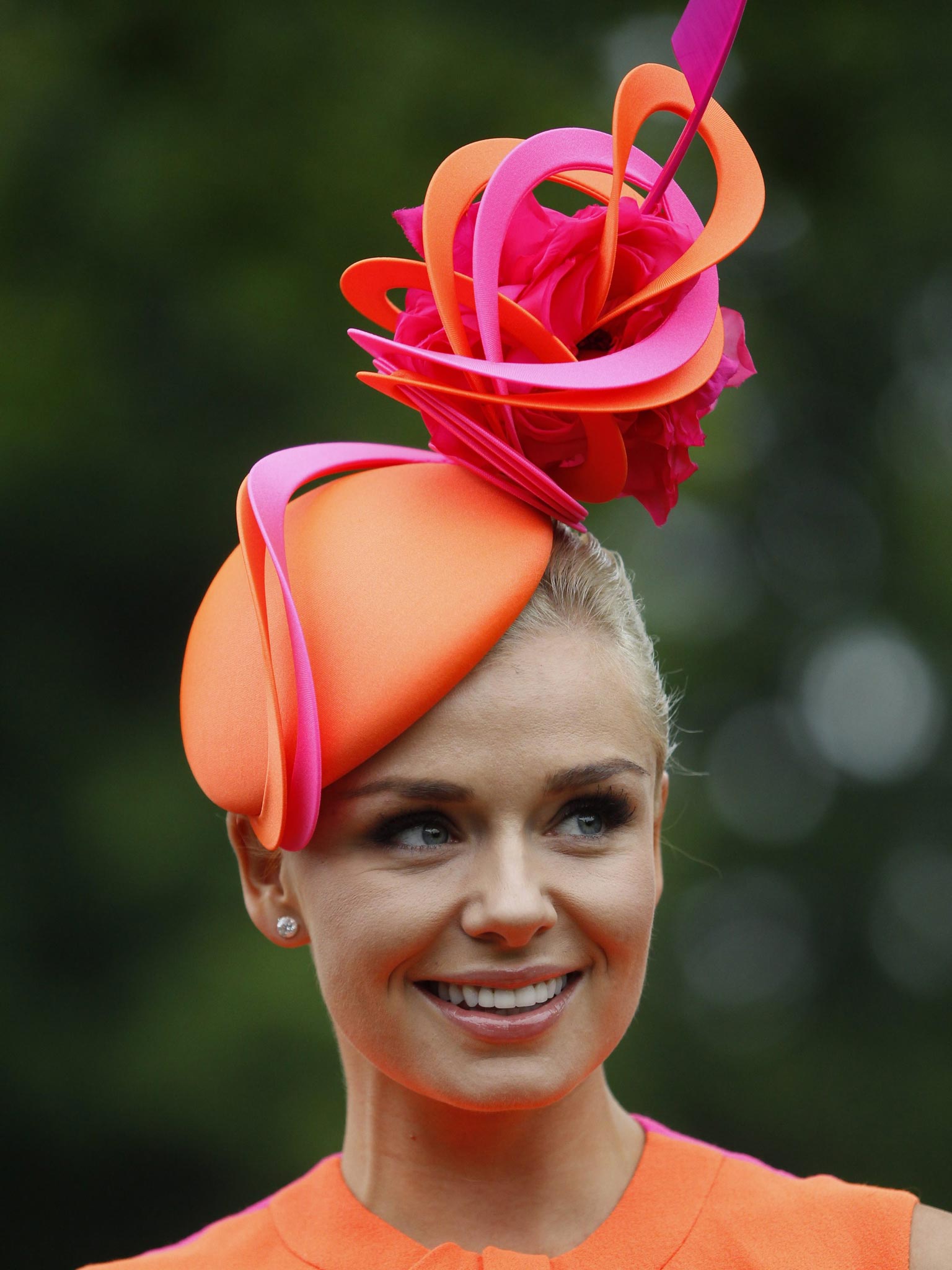 British classical singer Katherine Jenkins arrives to the opening day of Royal Ascot in Ascot, Britain