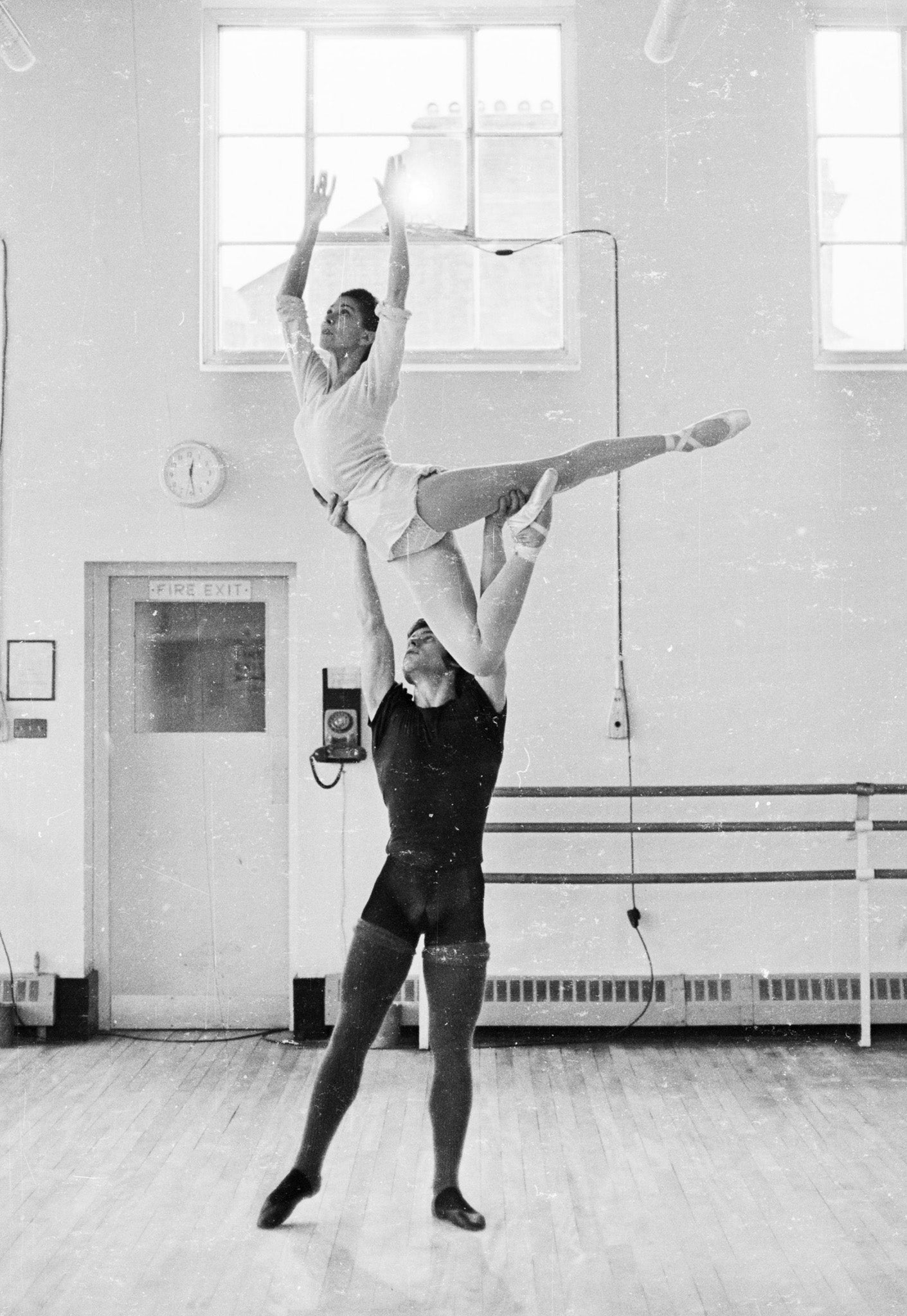 Margot Fonteyn rehearsing with David Wall, principal dancer with the Royal Ballet Touring Company, in 1968. Wall died of cancer yesterday aged 67.