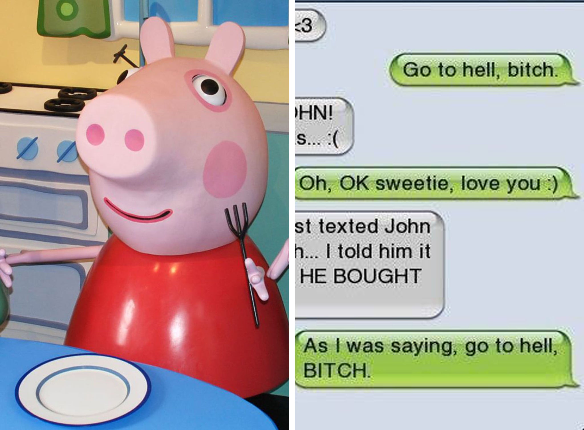 2048px x 1509px - Hacked Peppa Pig website tells kids to 'go to hell' | The ...
