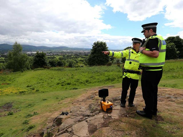 The woman's remains were found at the top of Corstorphine Hill in Edinburgh