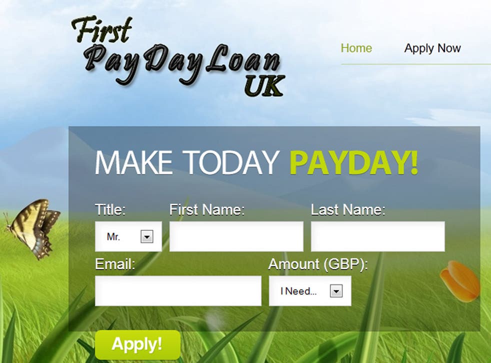 First PayDay Loan UK quotes a typical APR of 2,120 per cent