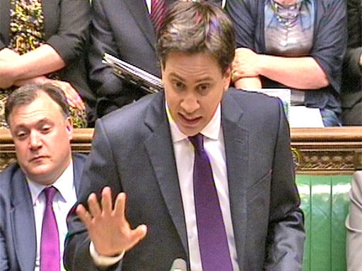 Ed Miliband accused the Prime Minister of 'dragging his feet on banking reform'