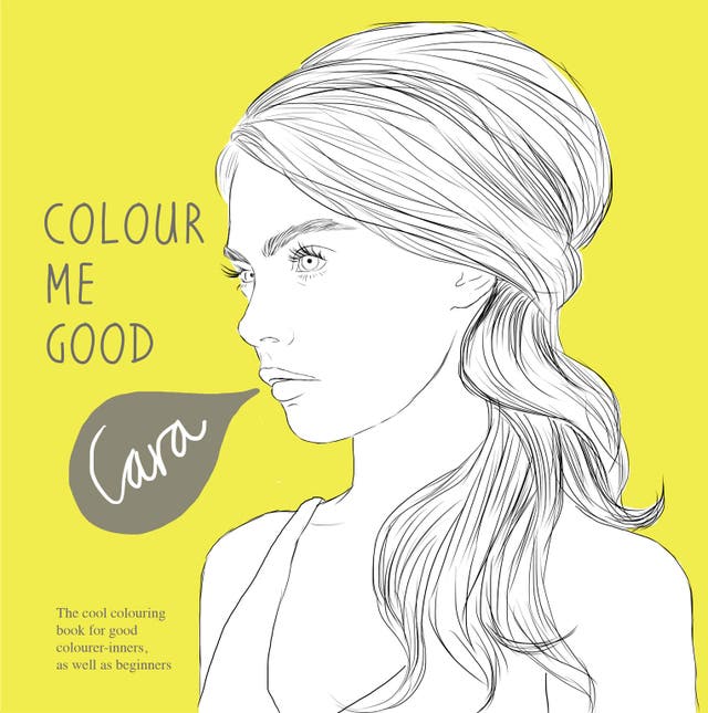 Cara Delevingne's new colouring book, 'Colour Me Good'