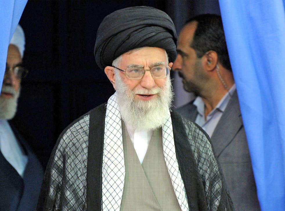 Iranian supreme leader Ayatollah Ali Khamenei 