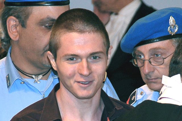 Rafaelle Sollecito was freed on appeal in 2011