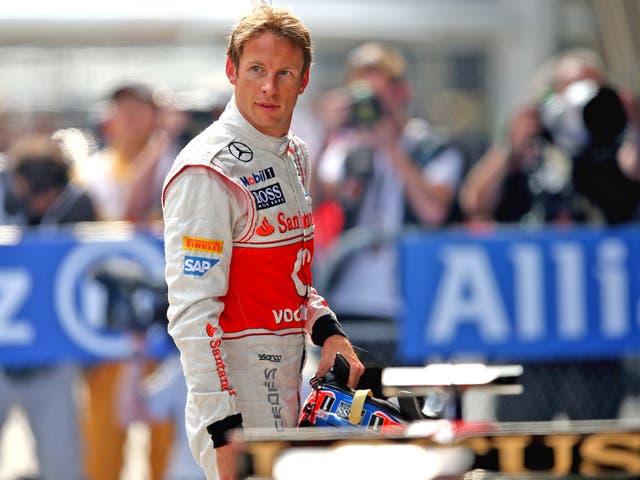 A pensive Jenson Button is glad to be ‘home’ at Silverstone