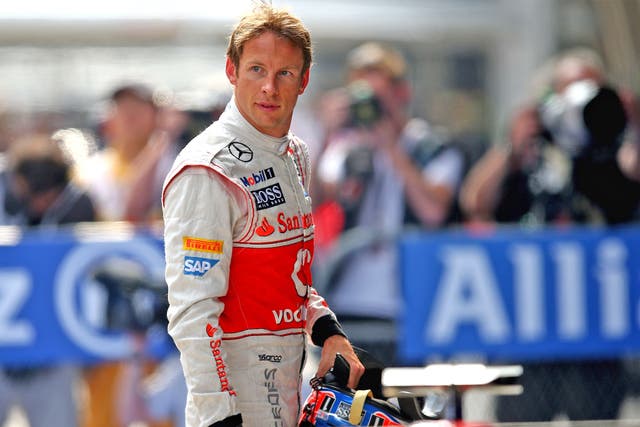 A pensive Jenson Button is glad to be ‘home’ at Silverstone