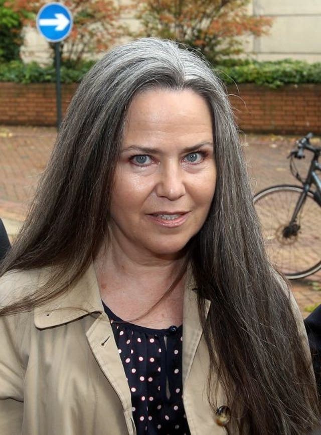 Koo Stark has walked free from court after she returned a £40,000 painting she was accused of stealing from a former partner