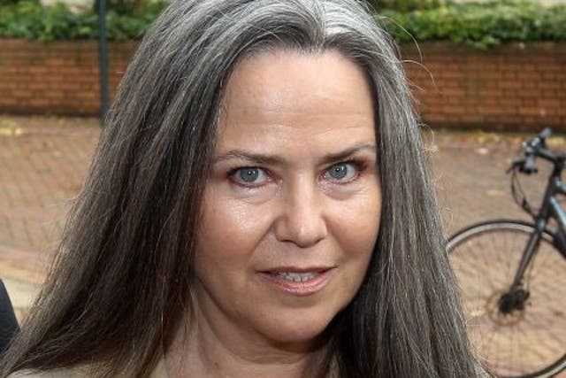 Koo Stark has walked free from court after she returned a £40,000 painting she was accused of stealing from a former partner