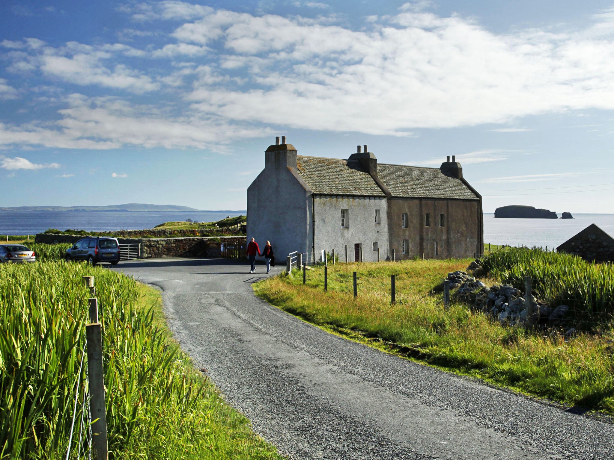 Tangwick Haa Museum in Shetland where average house price has more than doubled in the past decade