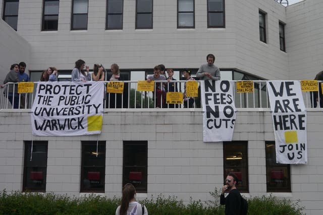 Occupiers at the University of Warwick
