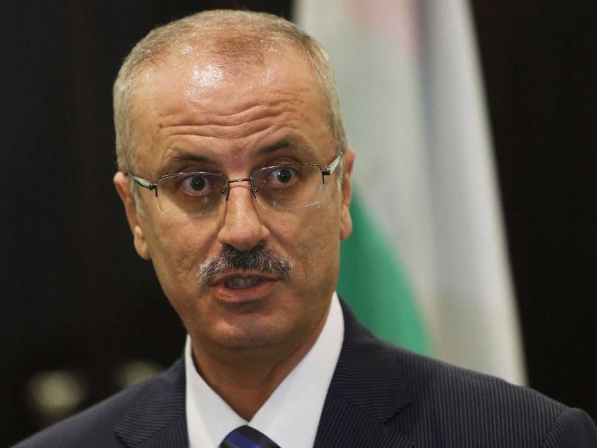 The Palestinian Authority's new Prime Minister, Rami Hamdallah