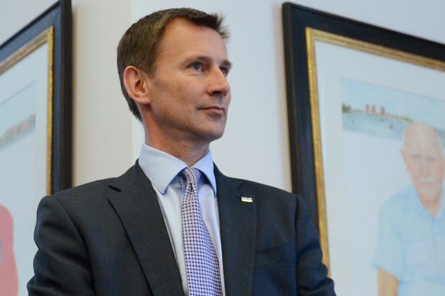 Jeremy Hunt: The Health Secretary condemned the ‘silent scandal’ of mistakes