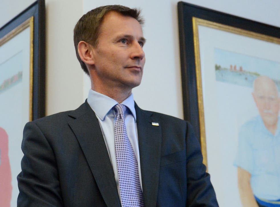 Jeremy Hunt: The Health Secretary condemned the ‘silent scandal’ of mistakes