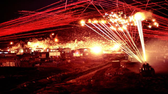 The moment U.S. soldiers attempted to take out a Viet Cong sniper during the Vietnam war