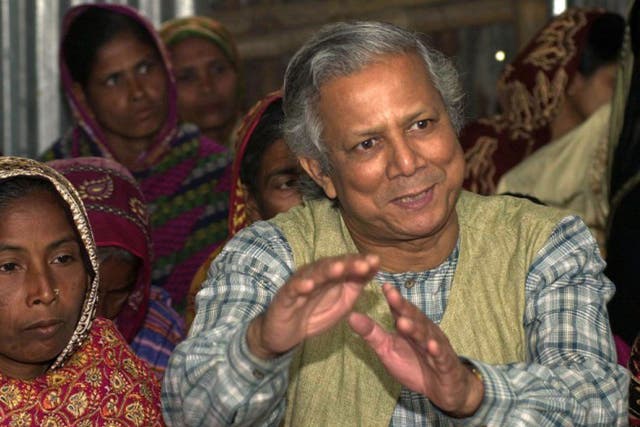 Professor Mohammed Yunus, founder of Grameen Bank