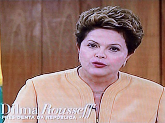 Rousseff promised to make improvements in urban transportation and to battle corruption, but offered few details as to how that will happen